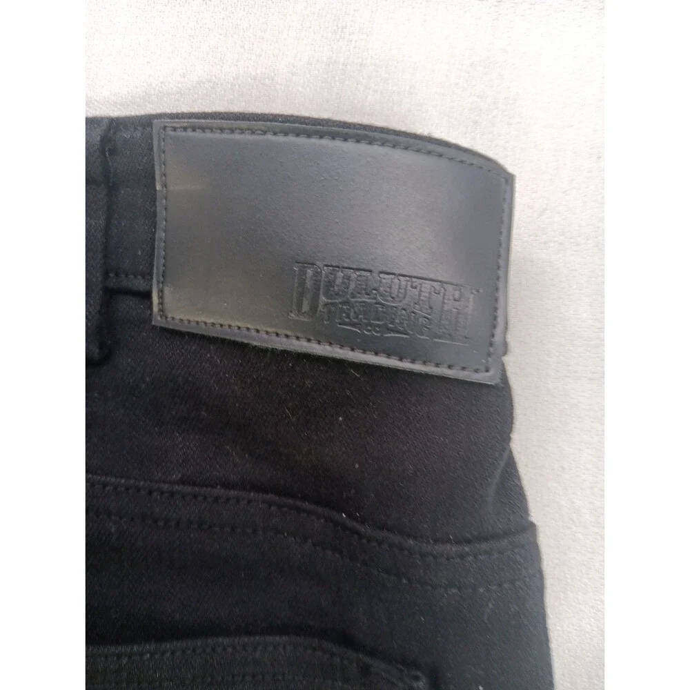 Duluth Trading Ballroom Double Flex Pants Mens 38x30 Black Stretch Relaxed Work